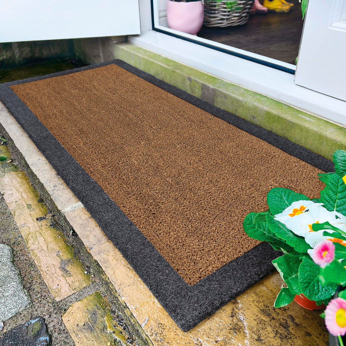 Border Rug Runner Printed Coir Border Runner - My Mat - Hug Rug