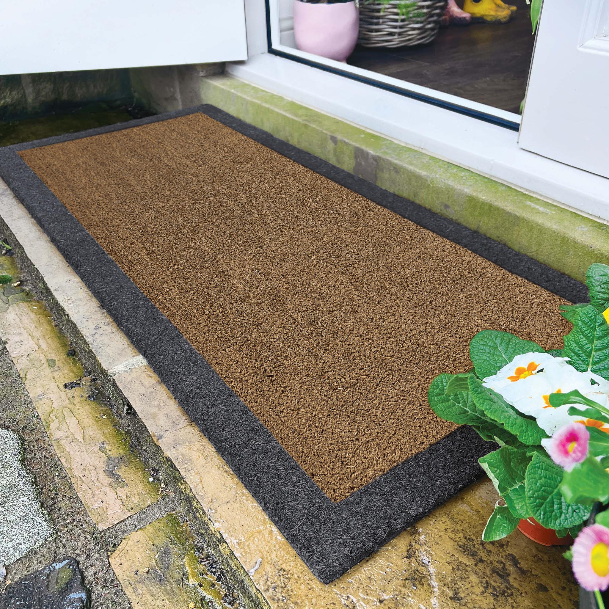 Printed Coir Border Doormat