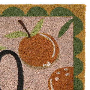 Ciao Orange Coir Doormat