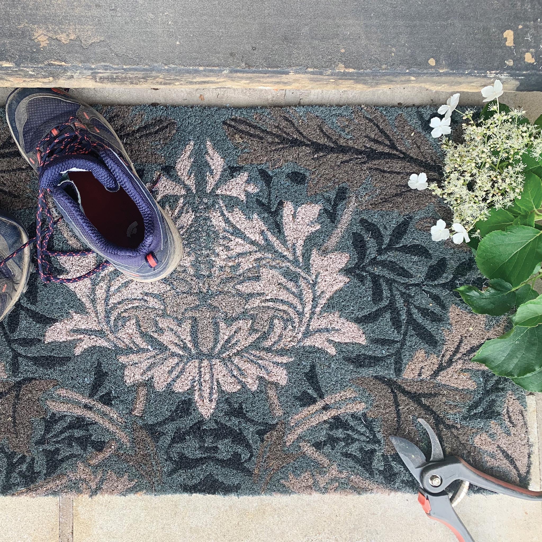 Printed Coir English Garden 3 Doormat