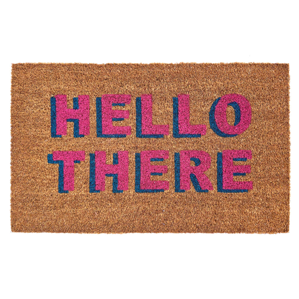 Hello There Coir Doormat