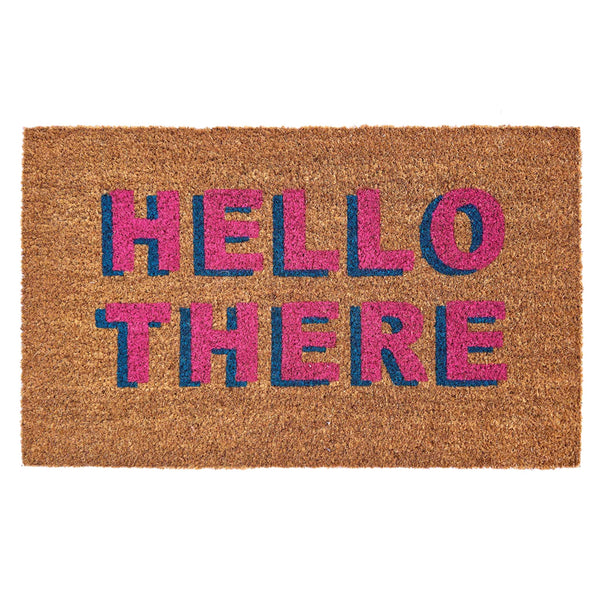 Hello There Coir Doormat