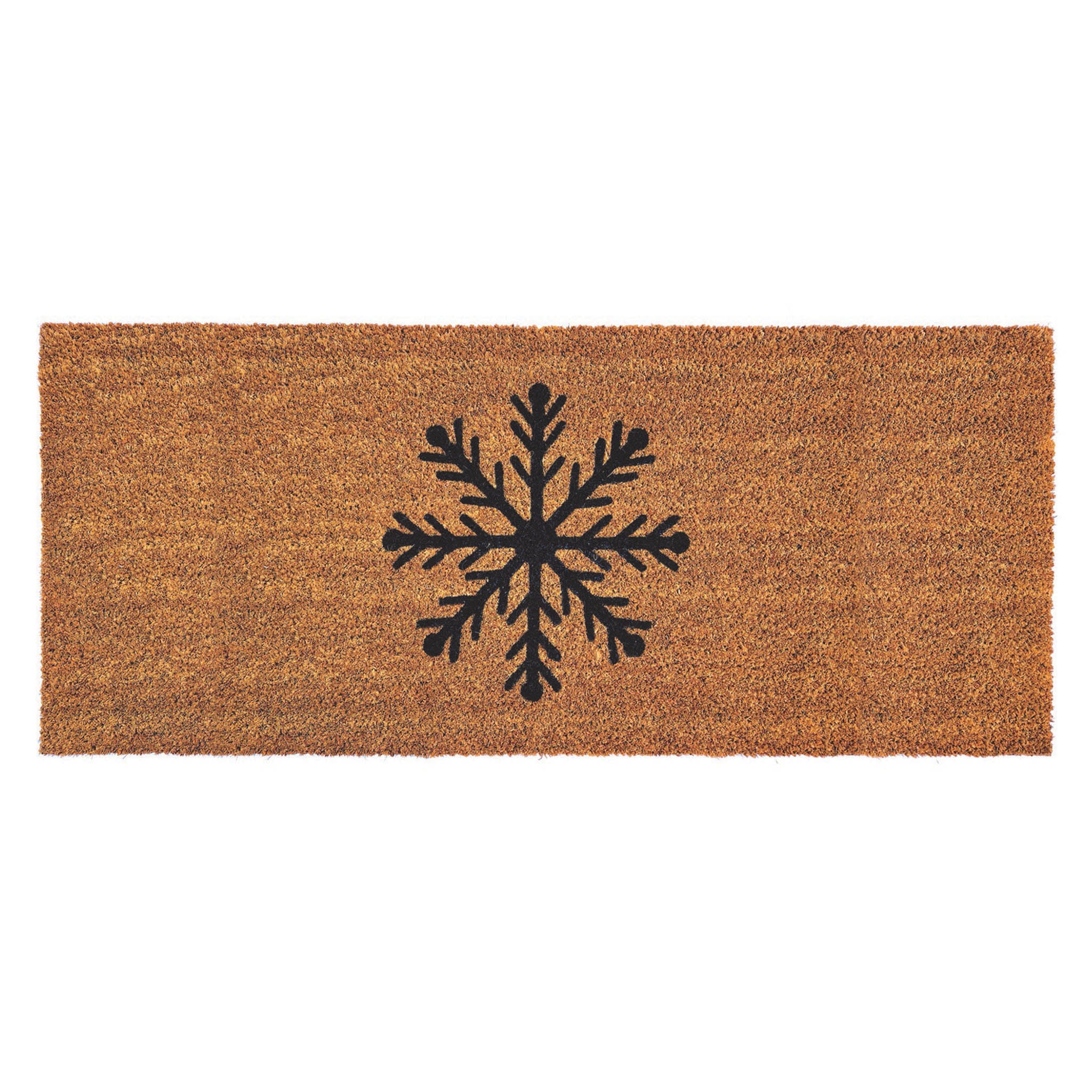 Christmas Coir Insert Snowflake Doormat