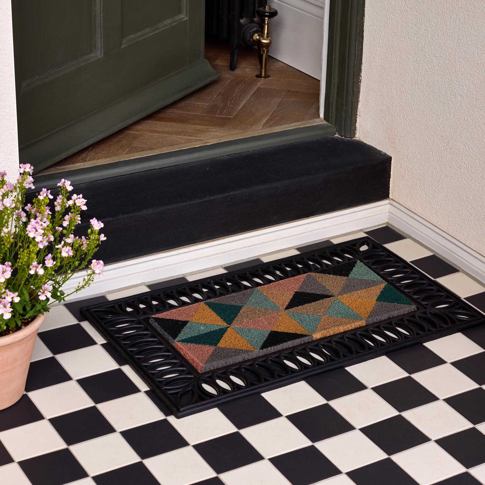 Coir Insert Geo 1 Doormat