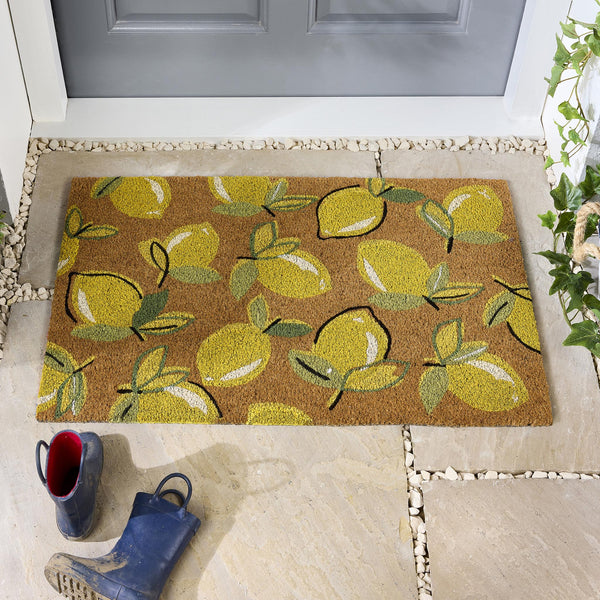Lemons Coir Doormat
