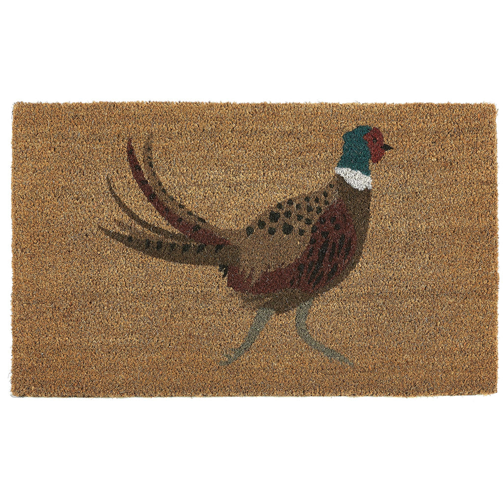 Printed Coir Pheasant Doormat
