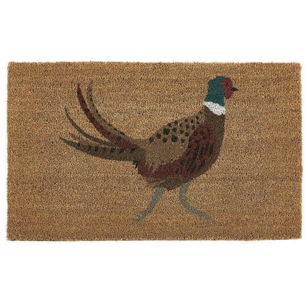 Printed Coir Pheasant Doormat
