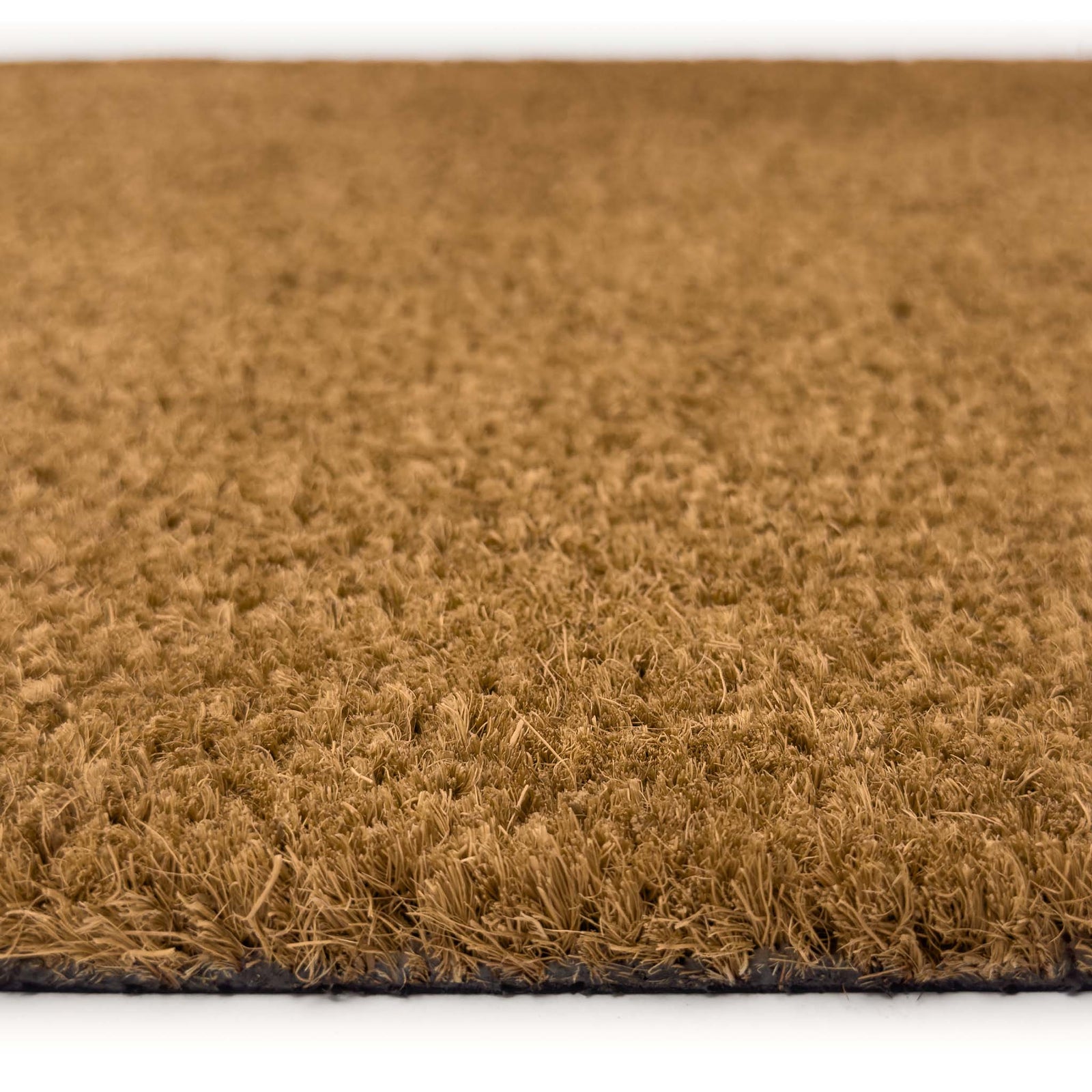 Plain Natural Coir Doormat - a 100% recycled material doormat in natural. 