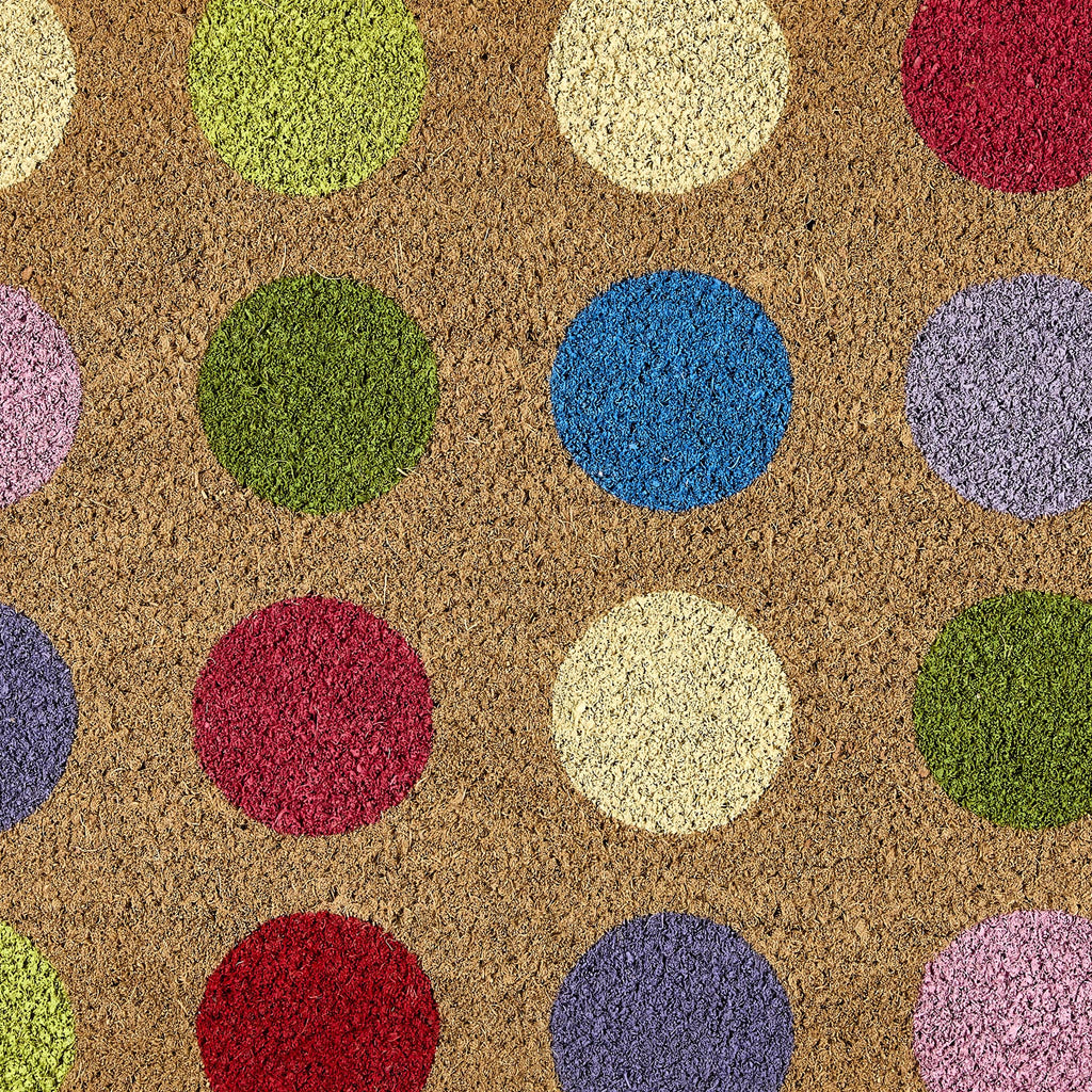 Spots Coir Doormat