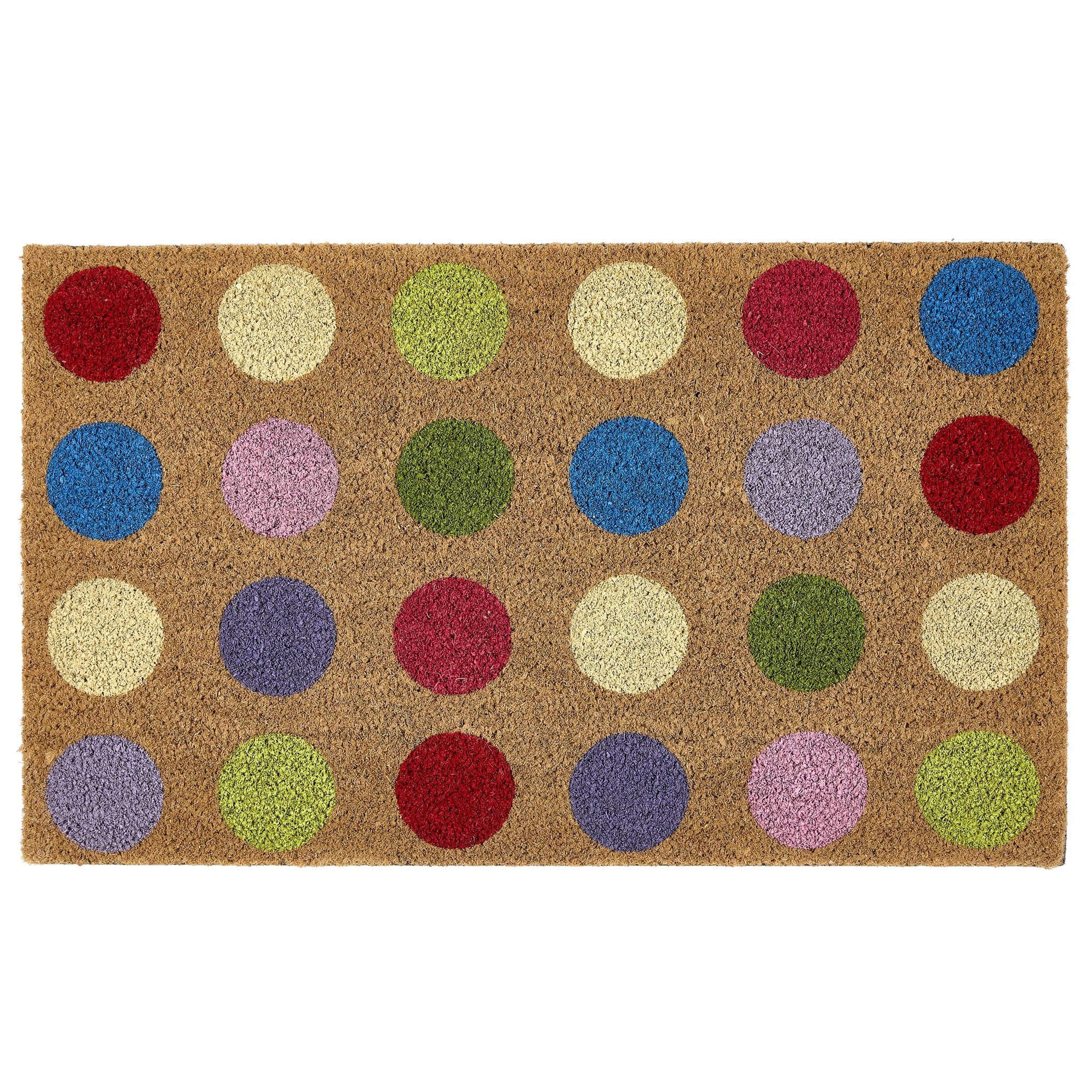 Spots Coir Doormat