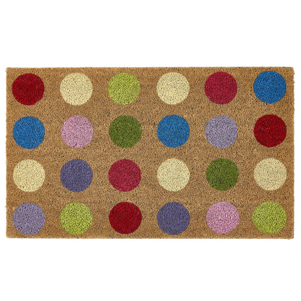 Spots Coir Doormat