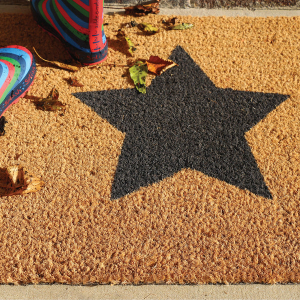 Printed Coir Star Doormat