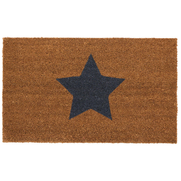 Printed Coir Star Doormat