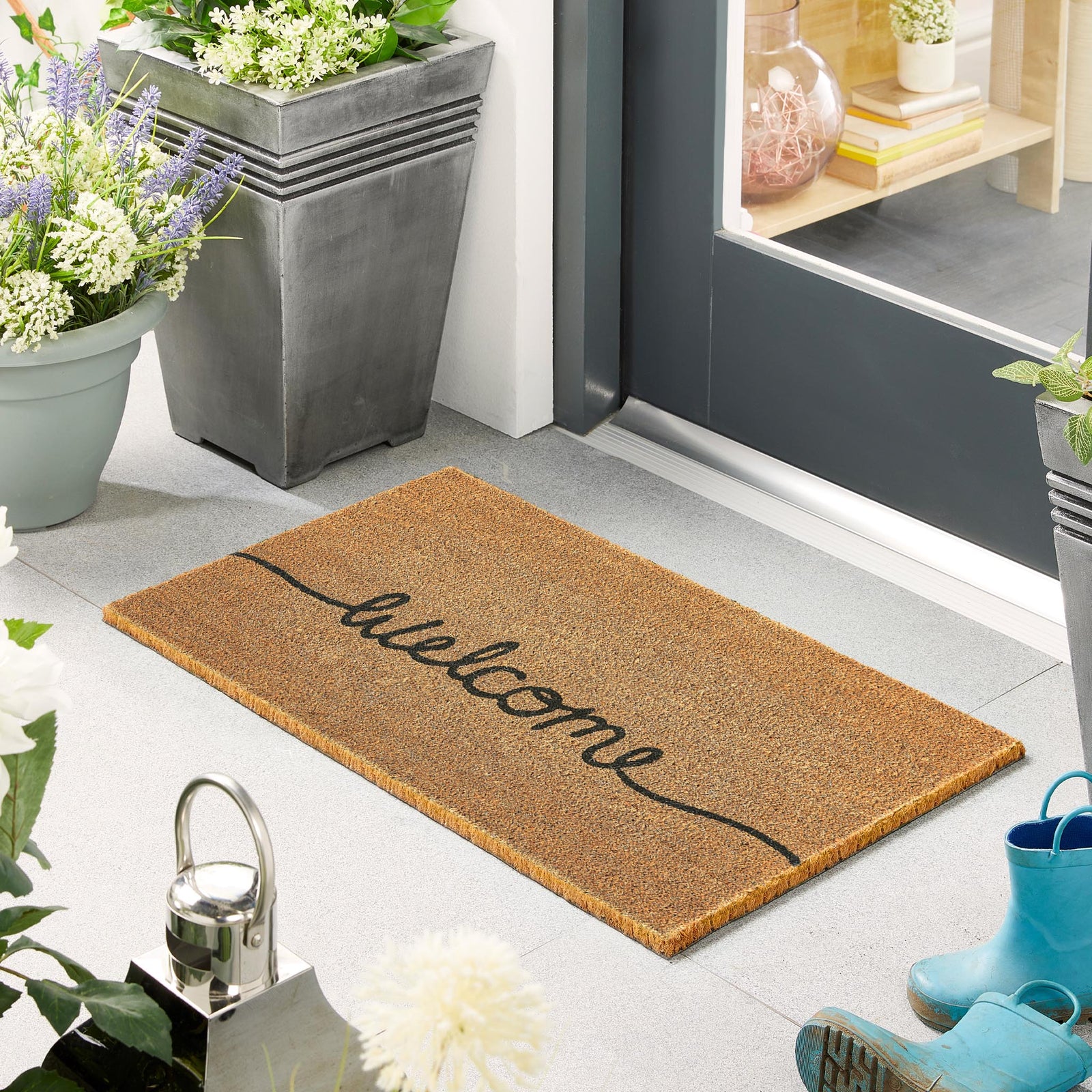 Printed Coir Welcome Doormat