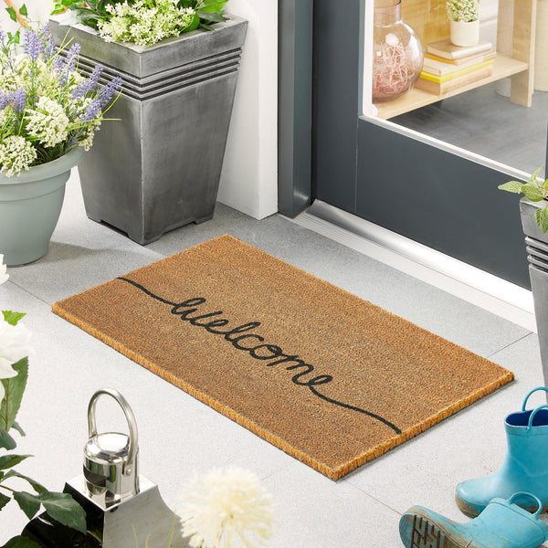 Printed Coir Welcome Doormat