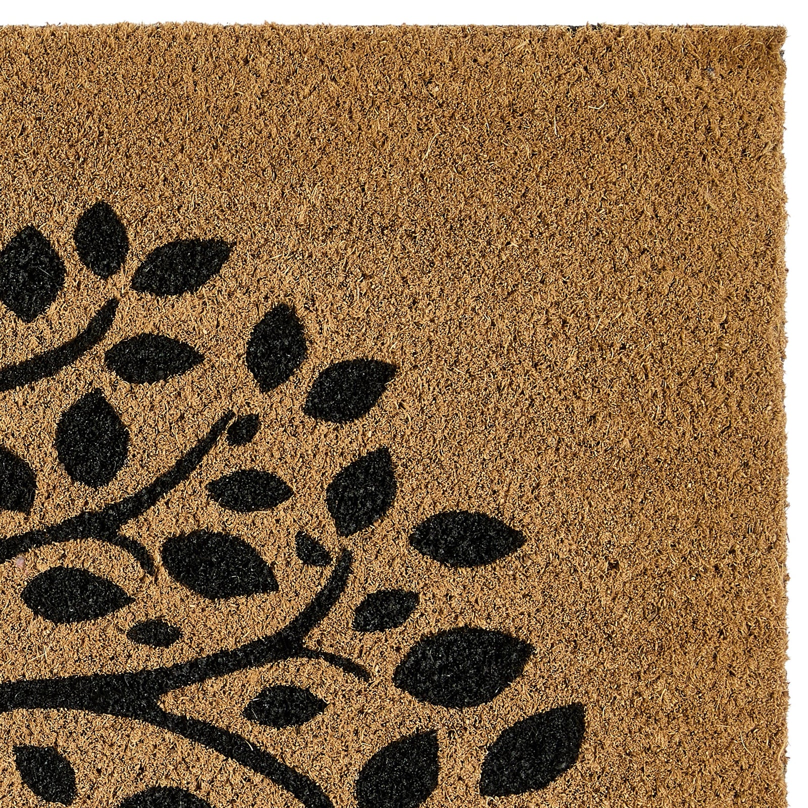 Tree of Life Coir made from natural coconut fibres, featuring a black outlined tree.