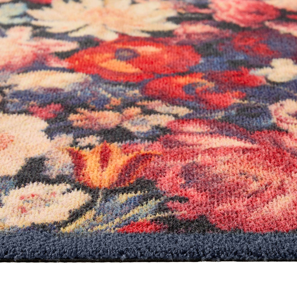 Dark Florals Washable Runner