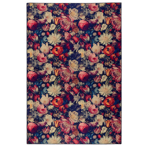 Hug Rug Dark Florals Washable Rug
