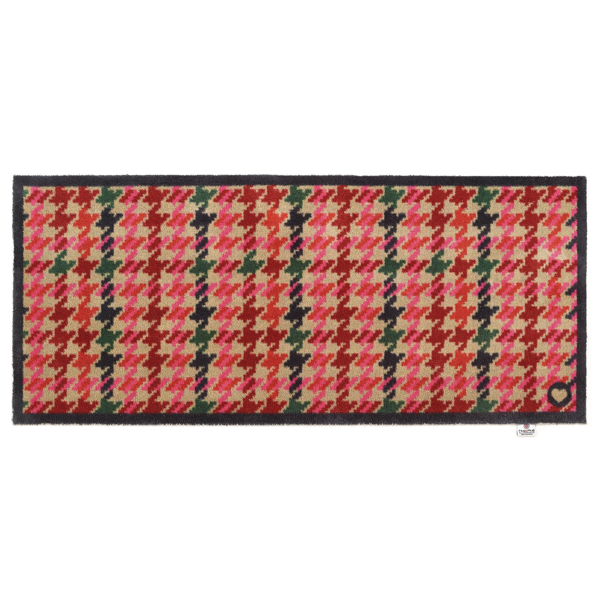 Designer 27 Houndstooth Pink Runner 9