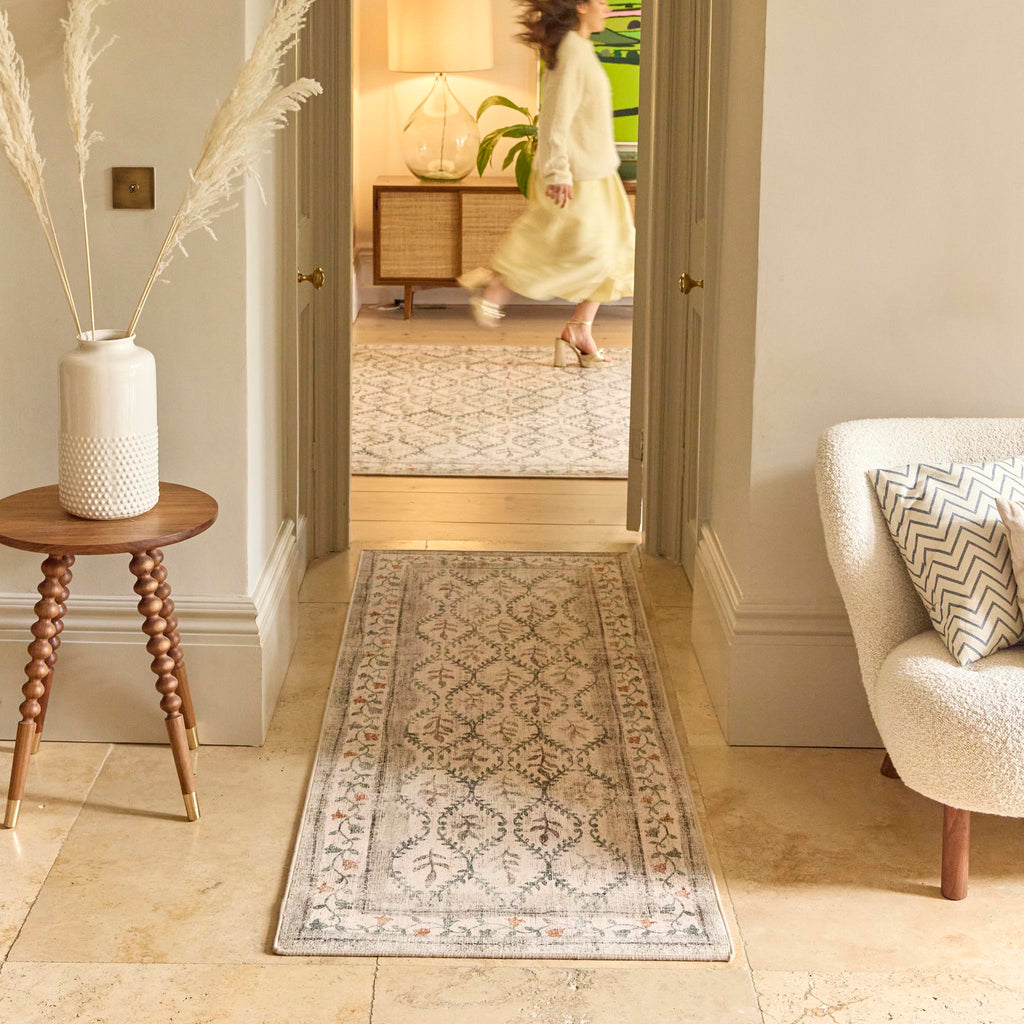 English Garden Eco-Washable Rug Runner