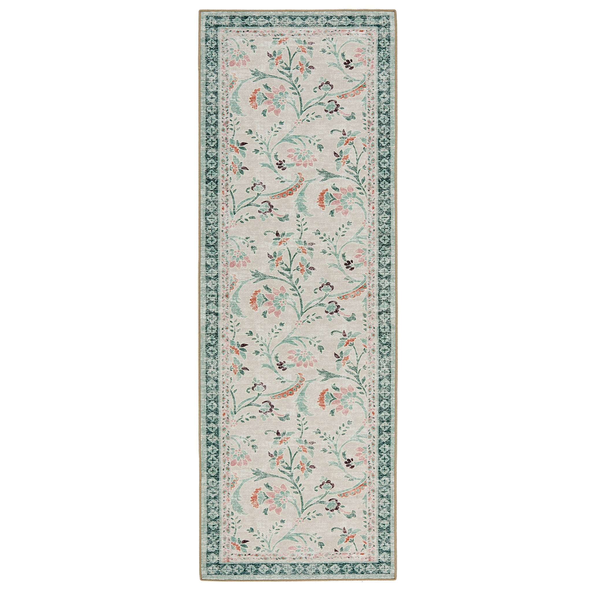 English Floral Eco-Washable Runner 6