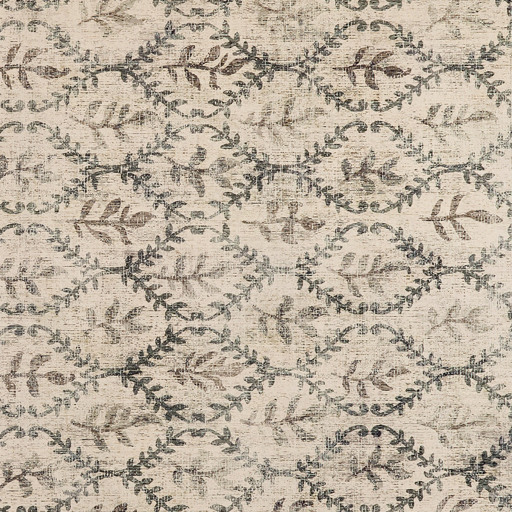 Hug Rug English Garden Washable Rug Pattern Close Up