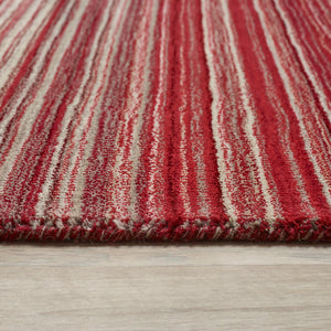 Fine Stripes Rug Red 4