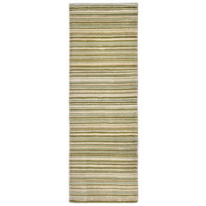 Fine Stripes Rug Green