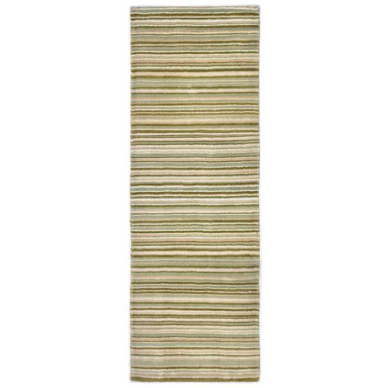 Fine Stripes Runner Green