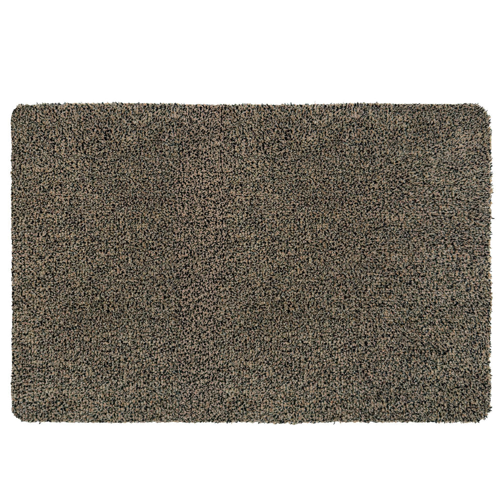 Plain Fleck - Coffee Washable Doormat