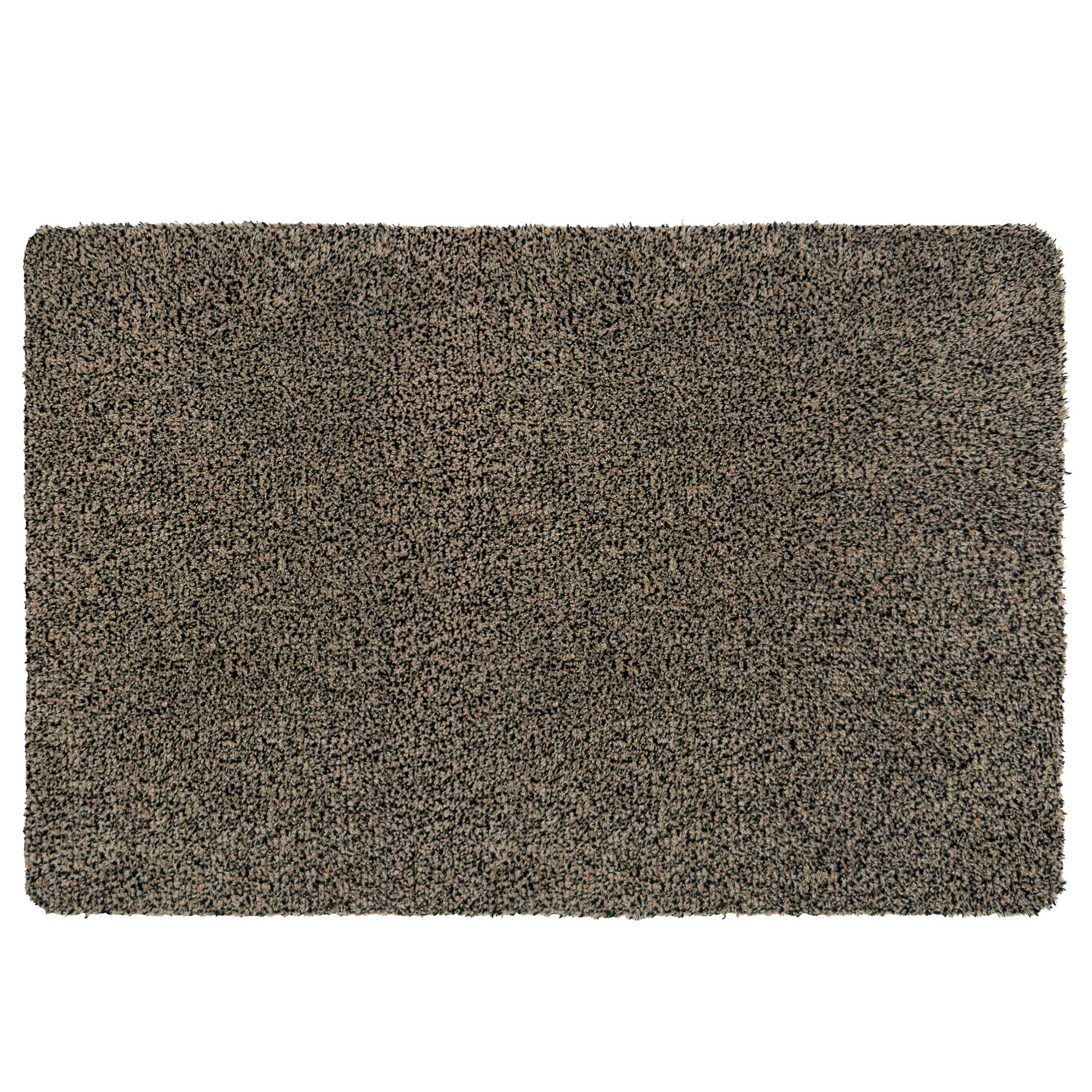Plain Fleck - Coffee Washable Doormat