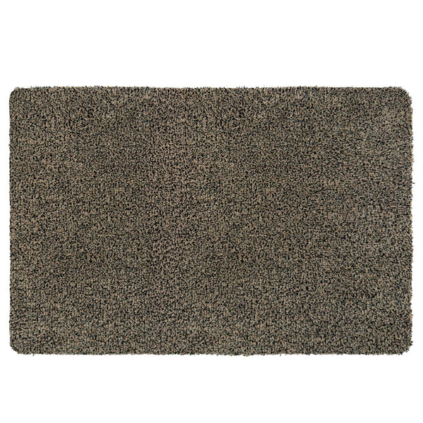 Plain Fleck - Coffee Washable Doormat