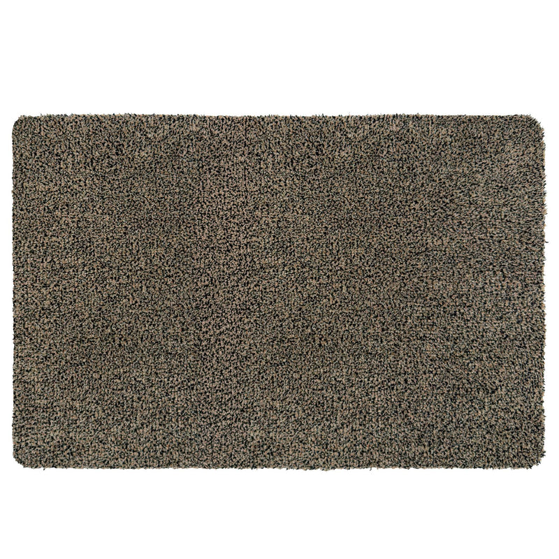 Plain Fleck Coffee Doormat - a 100% recycled material doormat in brown fleck pattern.