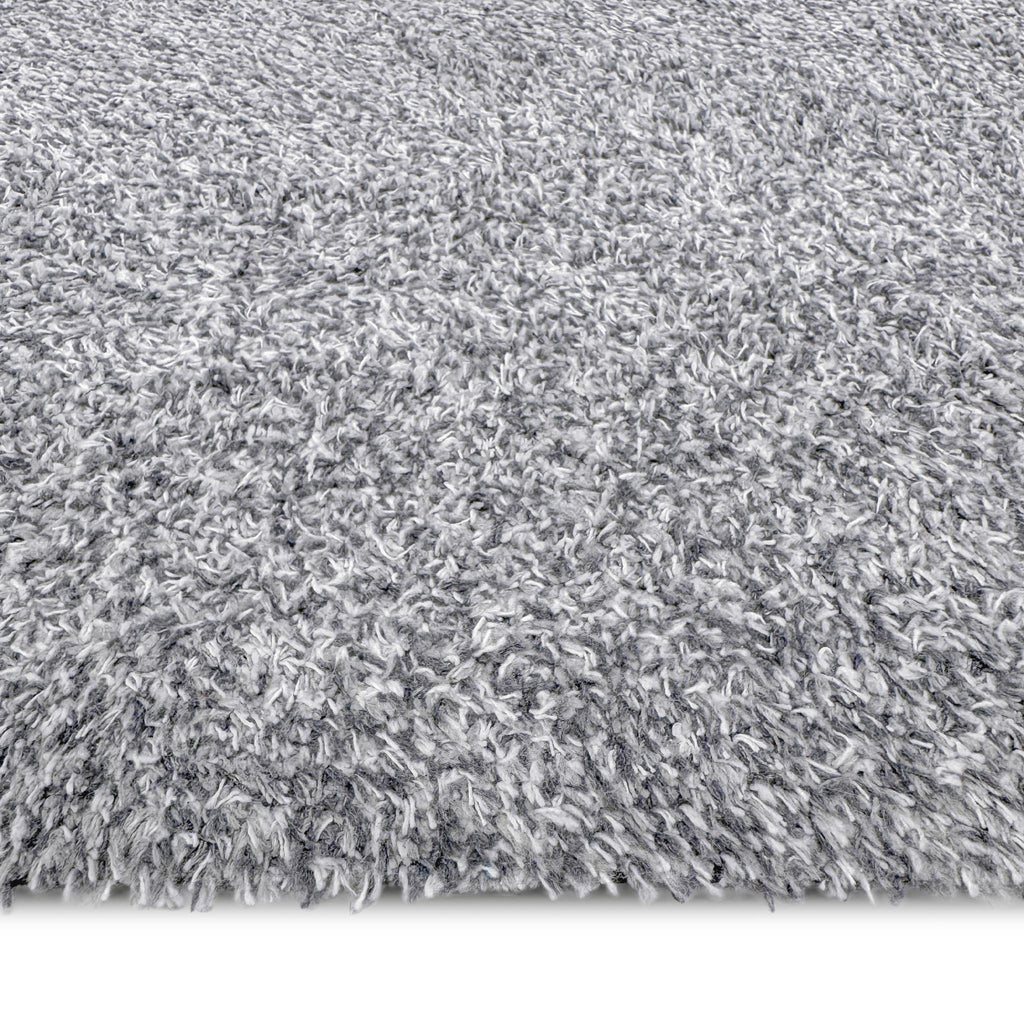 Plain Fleck Soft Silver- Cotton doormat in soft silver and grey tones. 