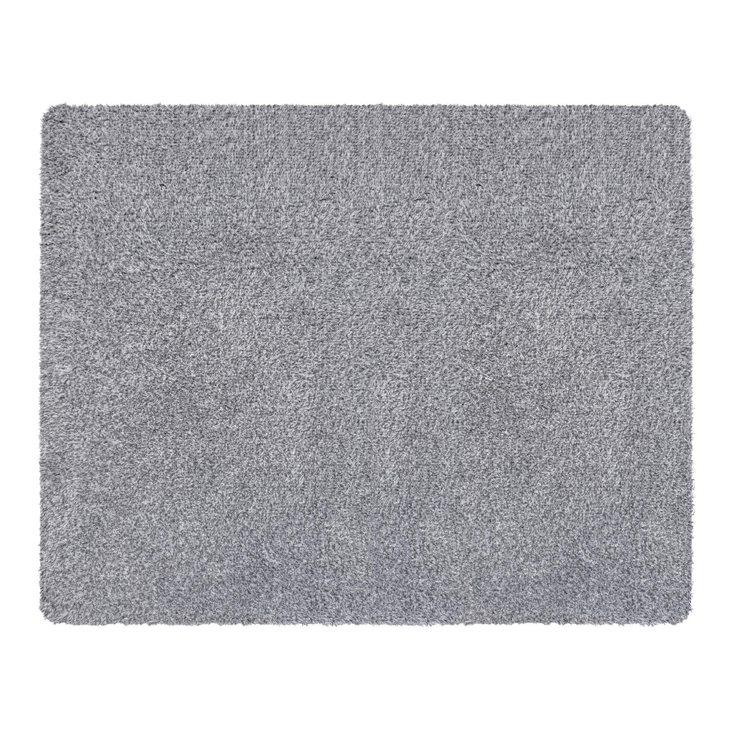 Plain Fleck Soft Silver- Cotton doormat in soft silver and grey tones.