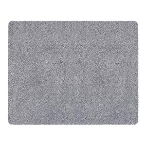 Plain Fleck Soft Silver- Cotton doormat in soft silver and grey tones.