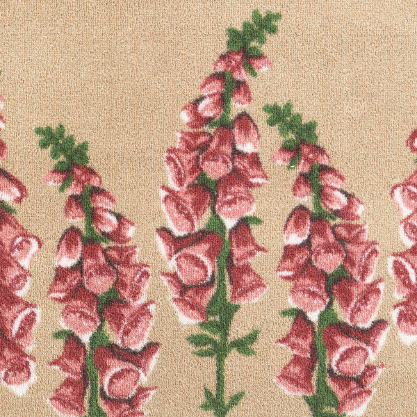 Floral 2 Hyacinths Beige Doormat 3