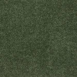 Forest Green Washable Rug in a solid green colour, fully machine washable.
