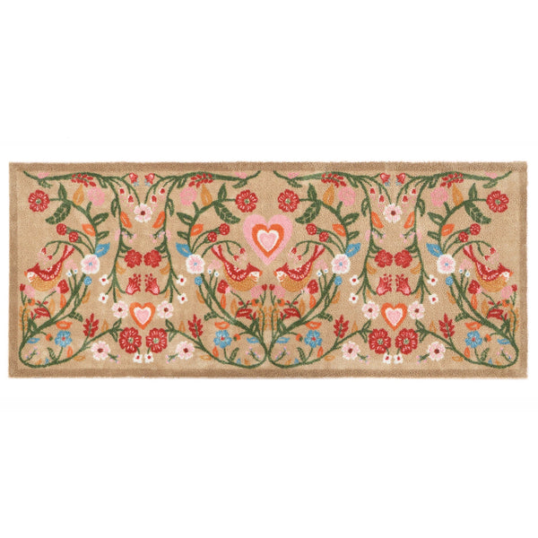Garden Lovebirds Washable Doormat 7