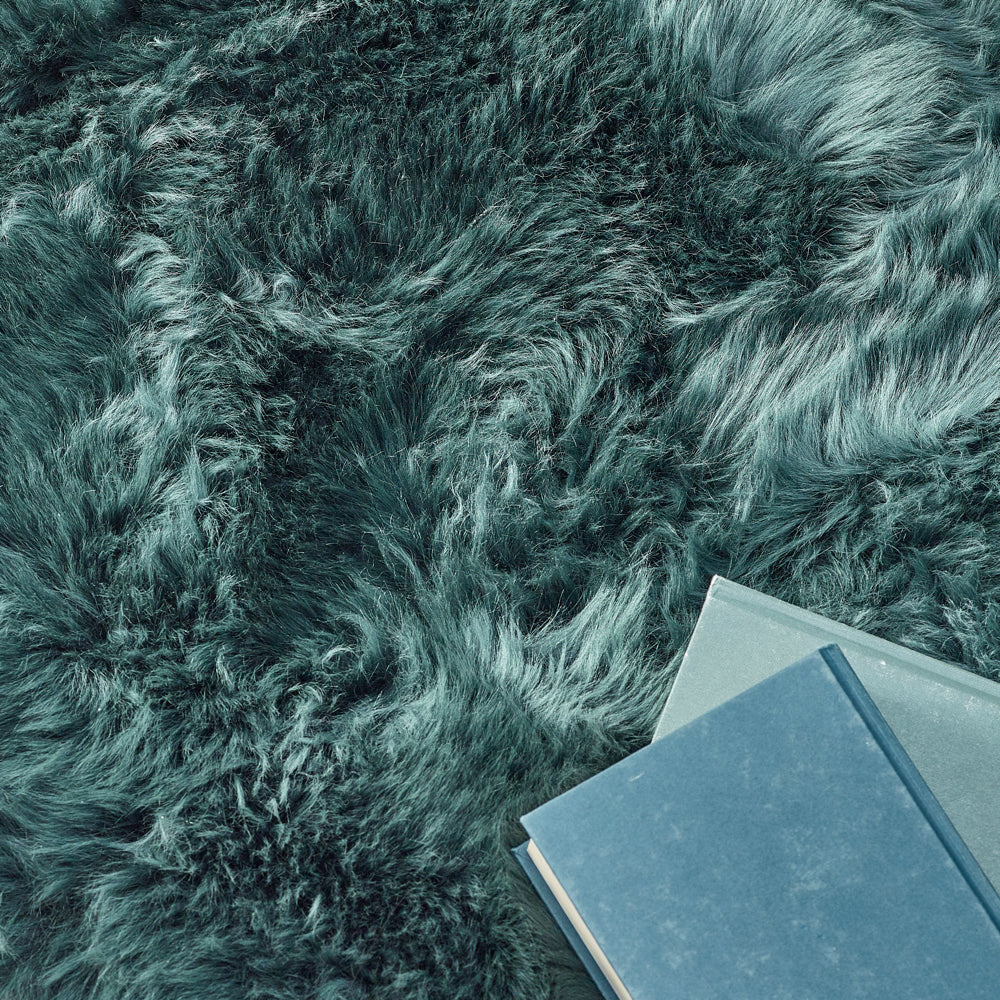 Genuine Sheepskin Forest green - Origin Rugs - Hug Rug