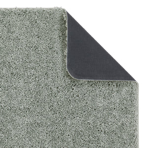 Ghost Grey Washable Rug in a solid grey colour, fully machine washable.