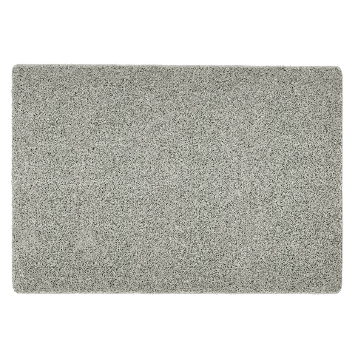 Ghost Grey Washable Rug in a solid grey colour, fully machine washable.