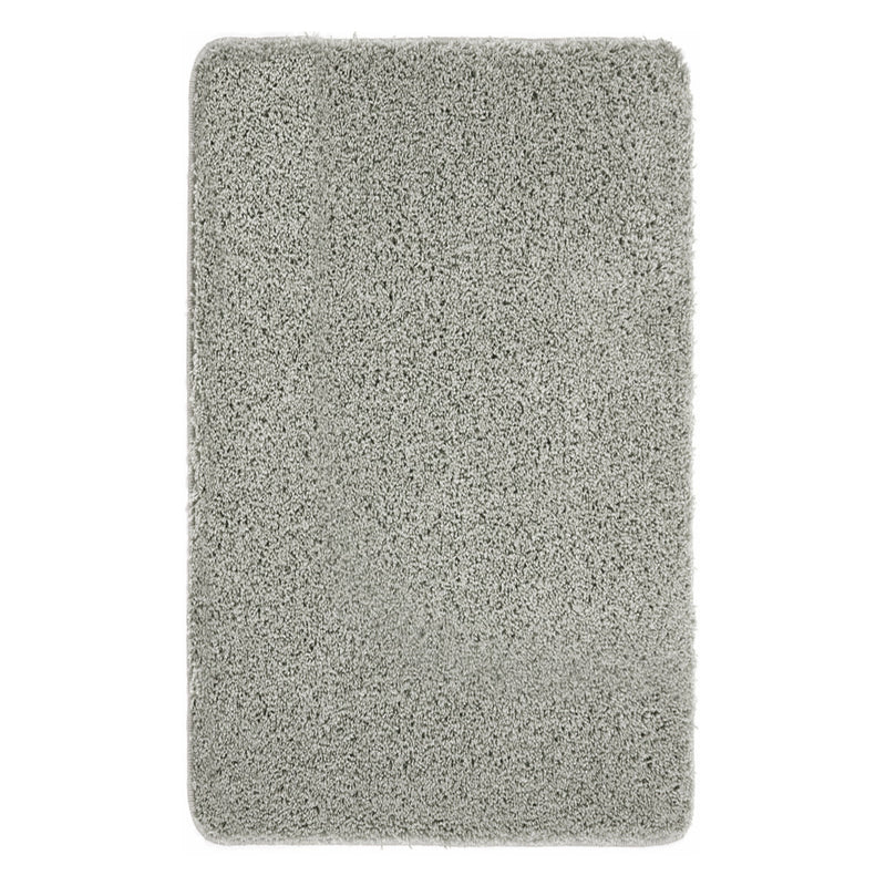 Ghost Grey Washable Rug in a solid grey colour, fully machine washable.