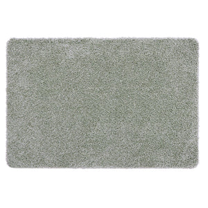 My Rug Green Fleck- a washable rug with green and white flecks.