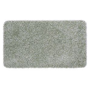 My Rug Green Fleck- a washable rug with green and white flecks.