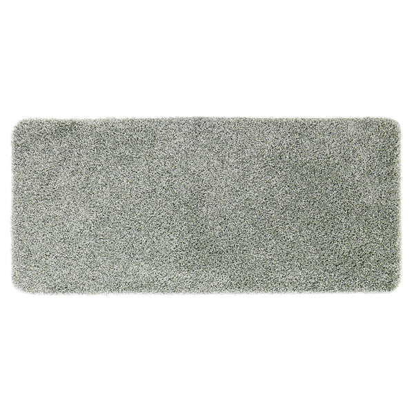 My Rug Green Fleck- a washable rug with green and white flecks.