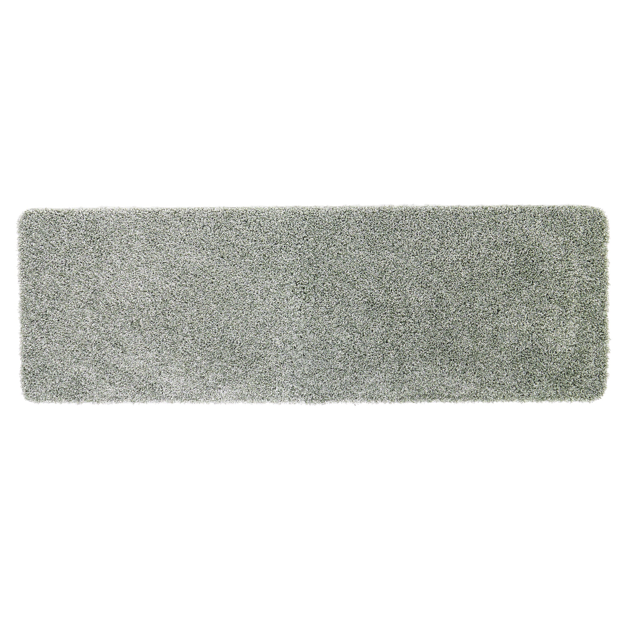 My Rug Green Fleck- a washable rug with green and white flecks.
