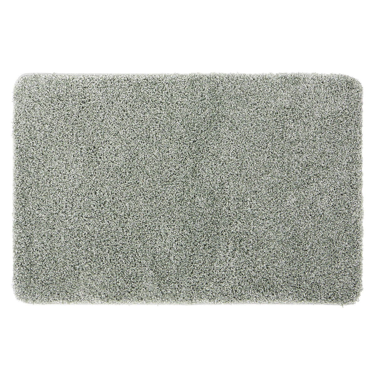 My Rug Green Fleck- a washable rug with green and white flecks.