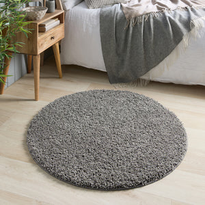 My Rug Grey Fleck- a washable rug with light and dark grey flecks.