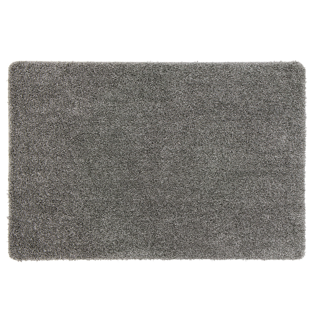 My Rug Grey Fleck- a washable rug with light and dark grey flecks.